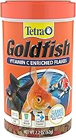 Vista 28 de Tetra Goldfish Flakes, dieta nutricionalmente equilibrada para peces de acuario, copos enriquecidos con vitamina C, 4.52 libras