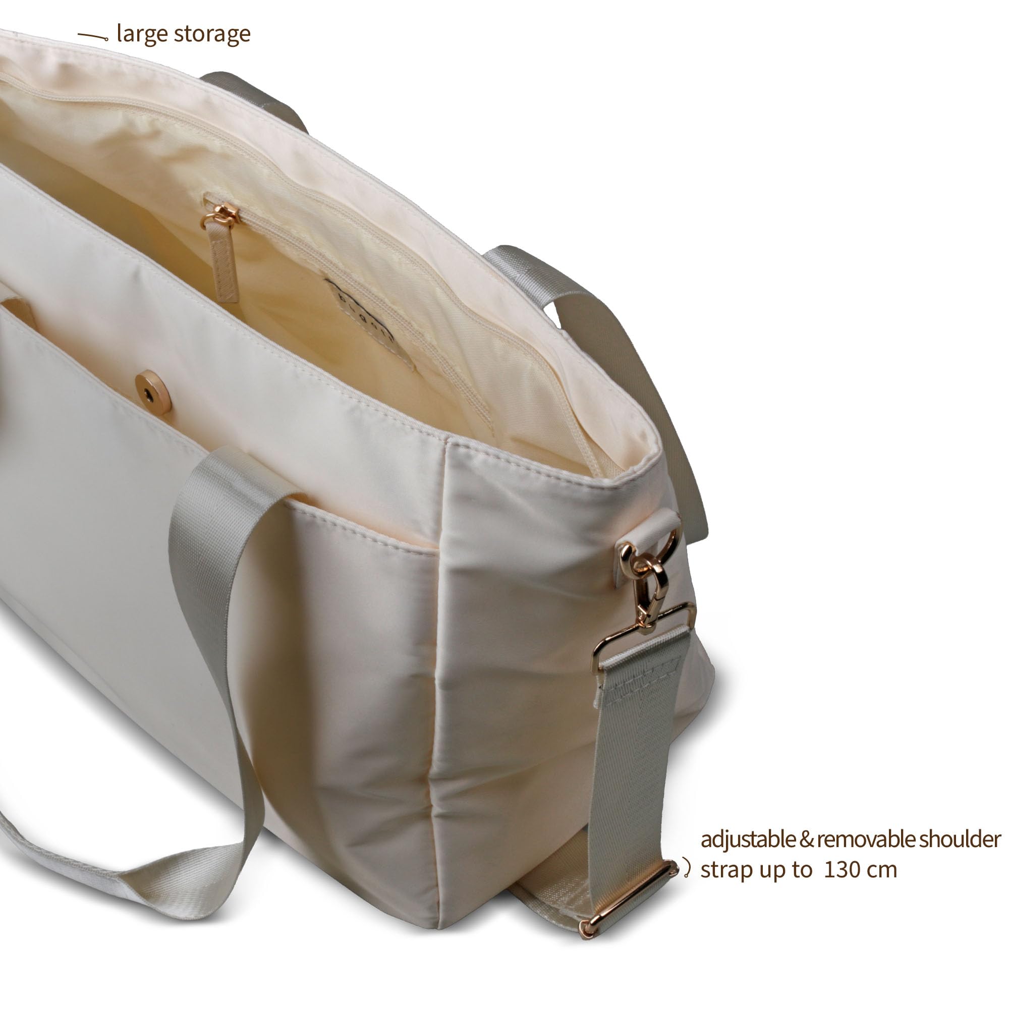 bugatti Mare 2.0 Shopper-Tasche für Damen, leichte & große Tote Bag mit vielen Fächern