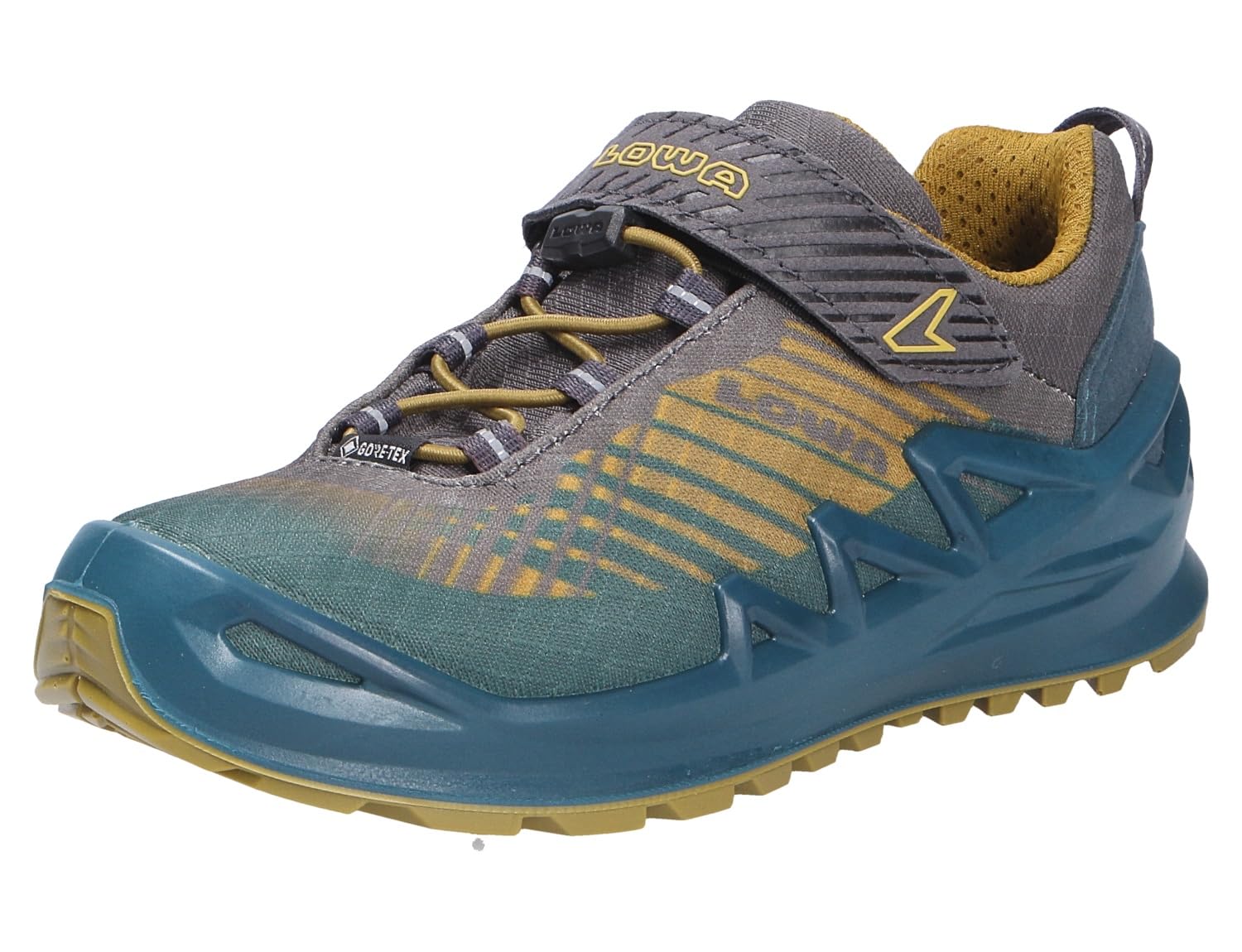 Lowa Merger Boys' GTX LO VC JR Lace-Up Shoes, Green, green, 40 EU