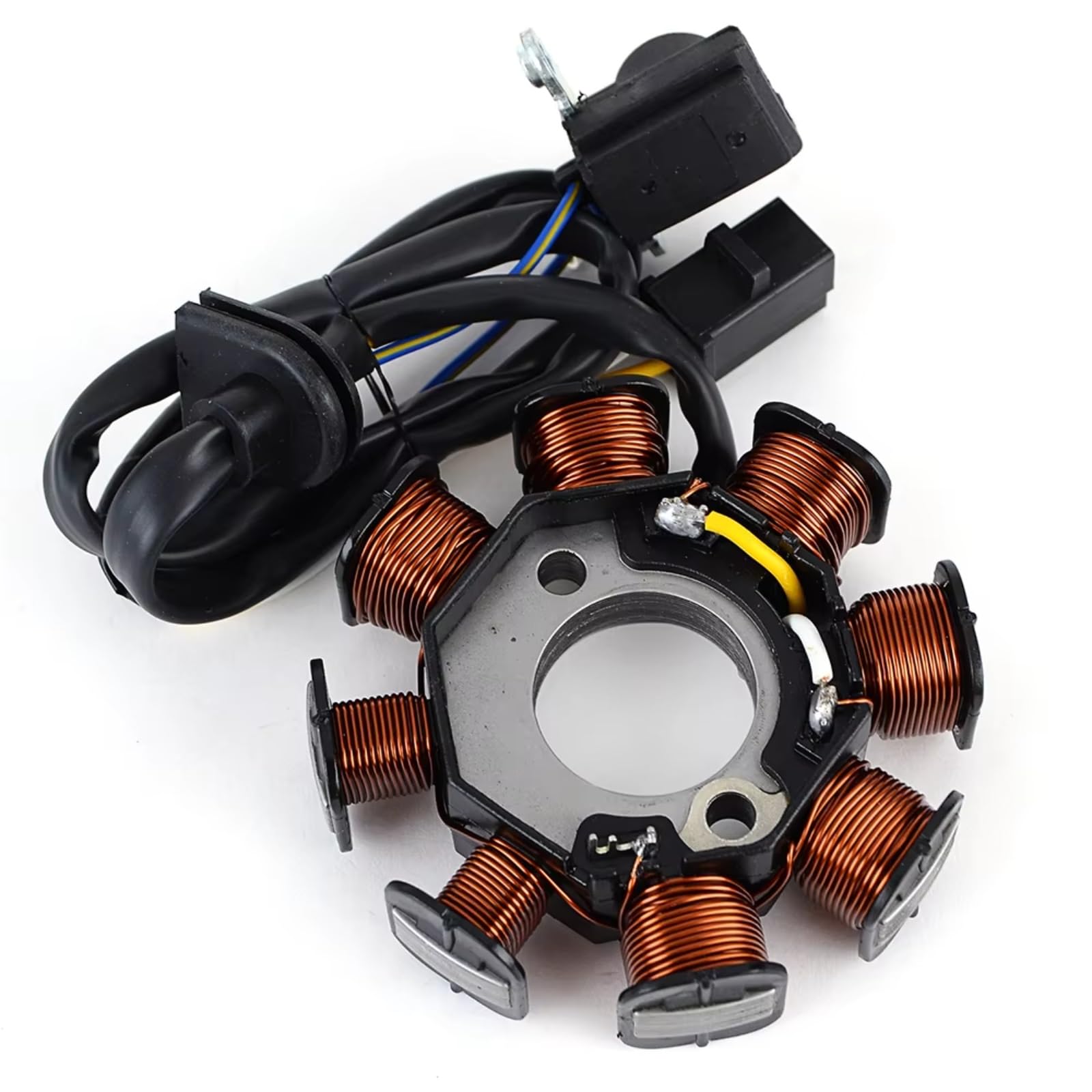 Kompatibel Mit Kymco Für Agility 50 2009 2010 2011 2012 Motorrad-Zündspulen-Stator-Ersatzteile Motorrad-Generator-Statorspule Zündung Statorspule