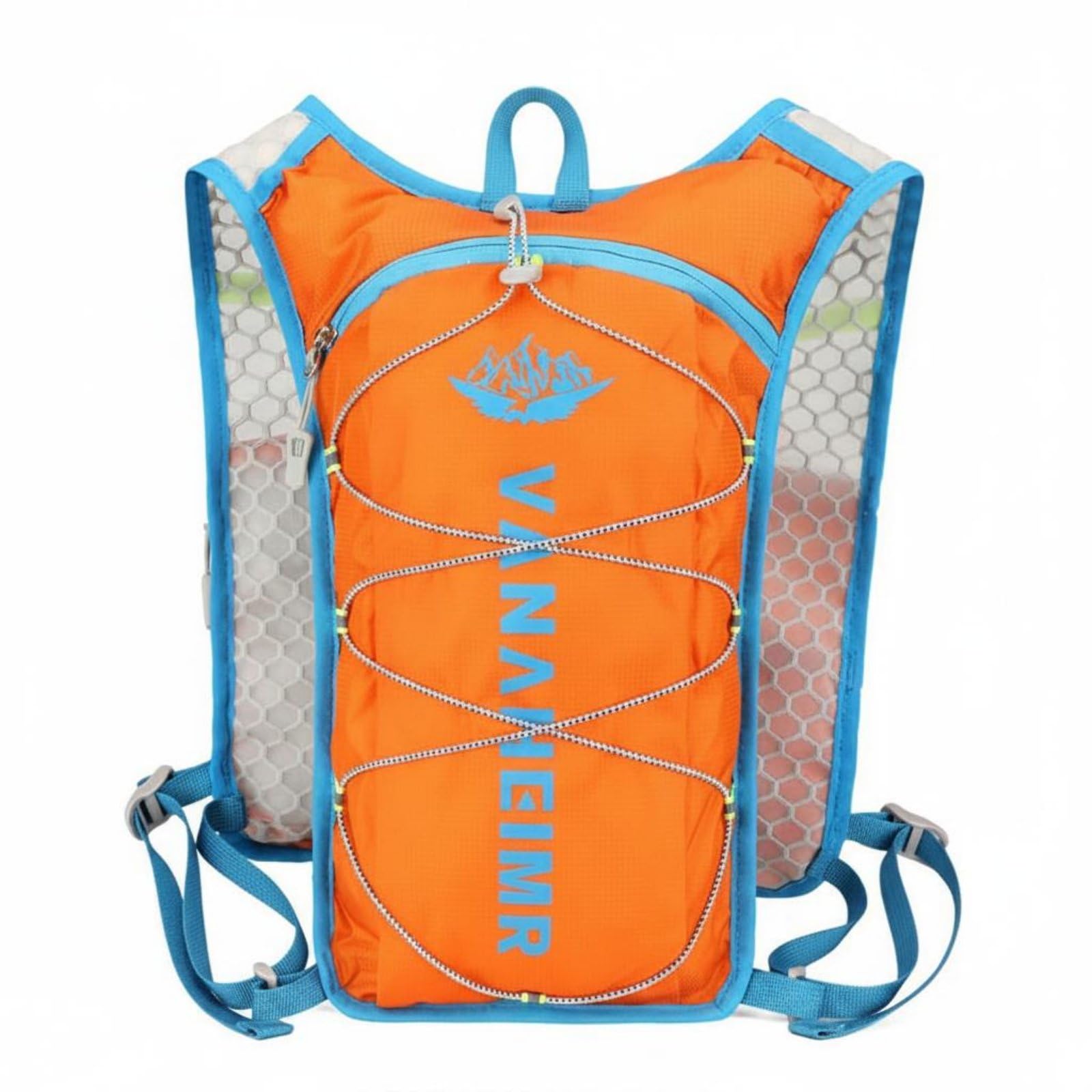 Trail Running Vest Pack Waterproof Cycling Hydration Vest Breathable Hydration Backpack for Cyclists, Runners, Hiking, Orange|Hydration Packs-image-48