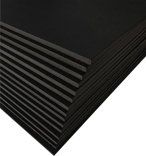 Black Foam Board 22 x 28 – 10 Pack, 3/16"