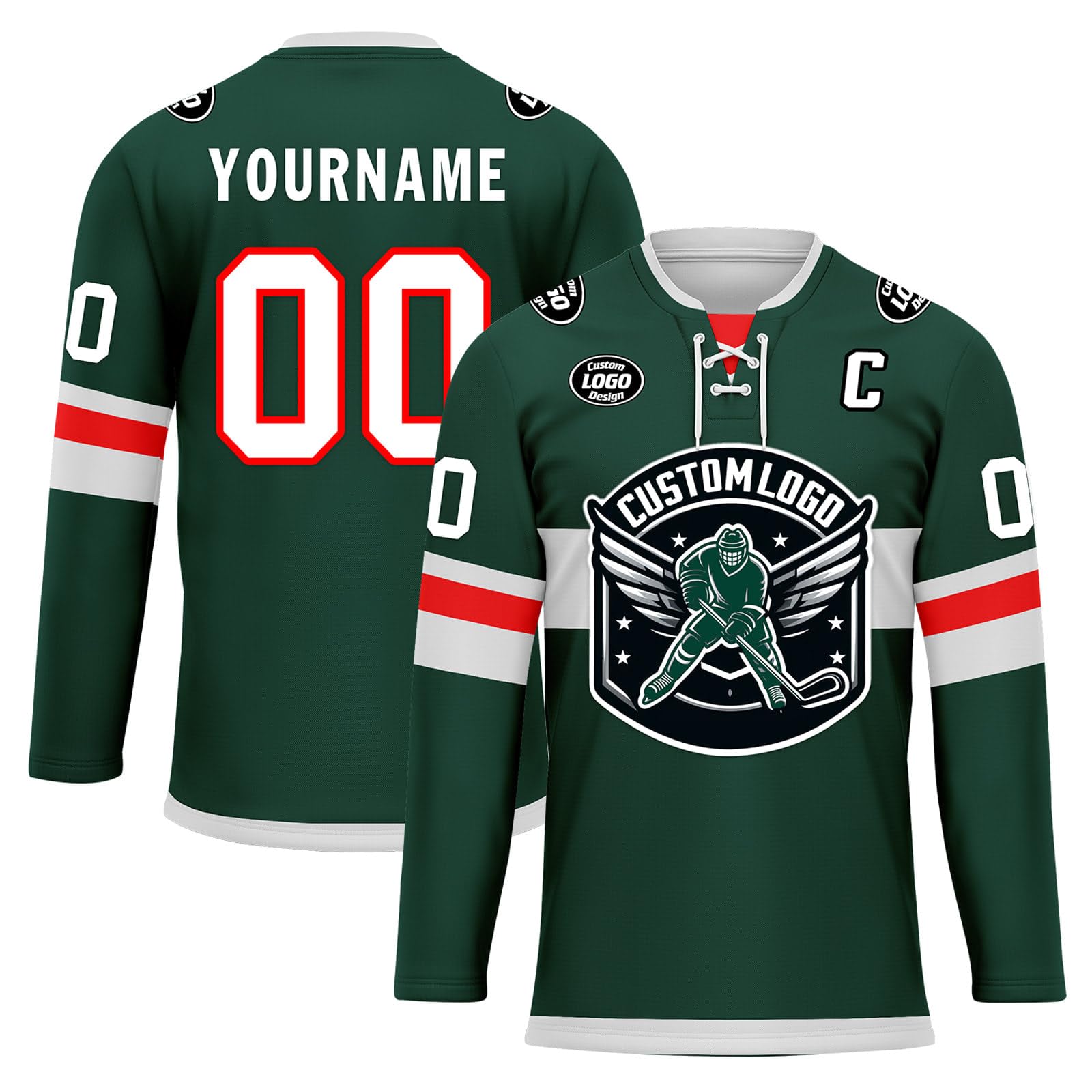 Custom Ice &amp; Field Hockey Jersey for Men Women Youth, Personalized Practice Training Team Uniform Sports Outfit