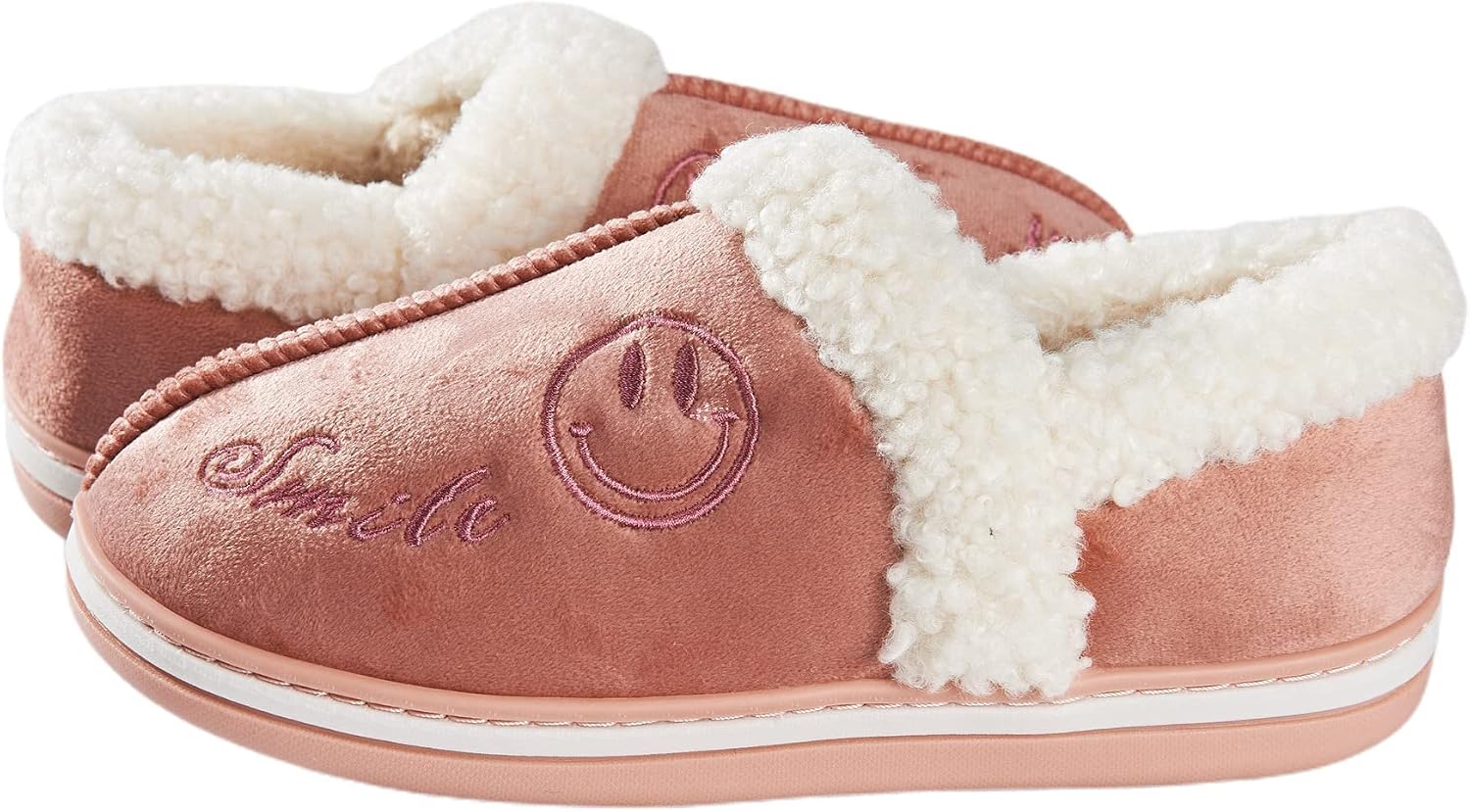 Xchime Slippers for women wide width, womens slippers with backs, house slippers, slippers bootie, Faux Fur house slippers, fuzzy fluffy cozy warm winter comfy close-back wide slippers, indoor