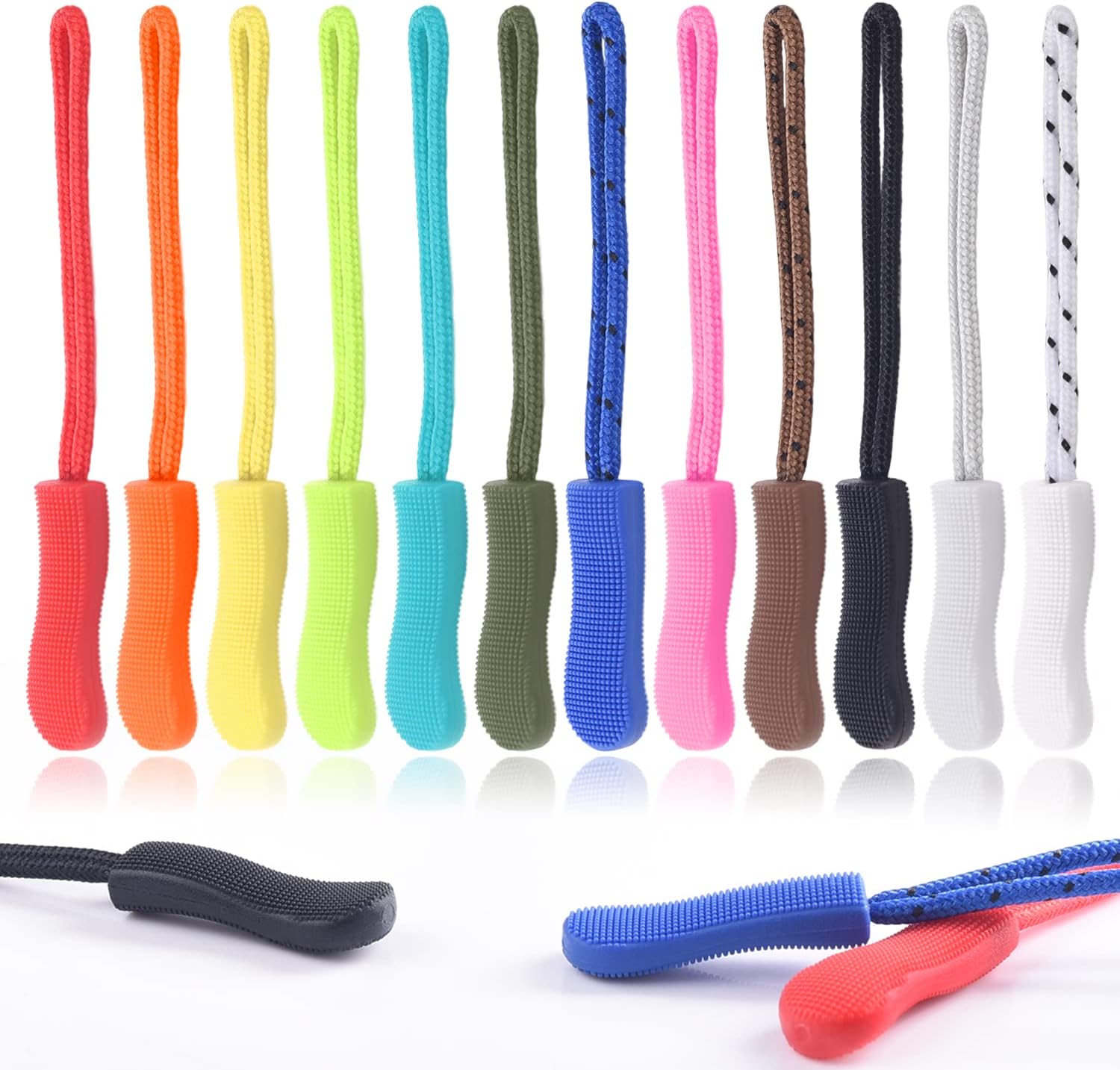 CooBigo 25Pack Zipper Pull Replacement, Golf Bag Zipper