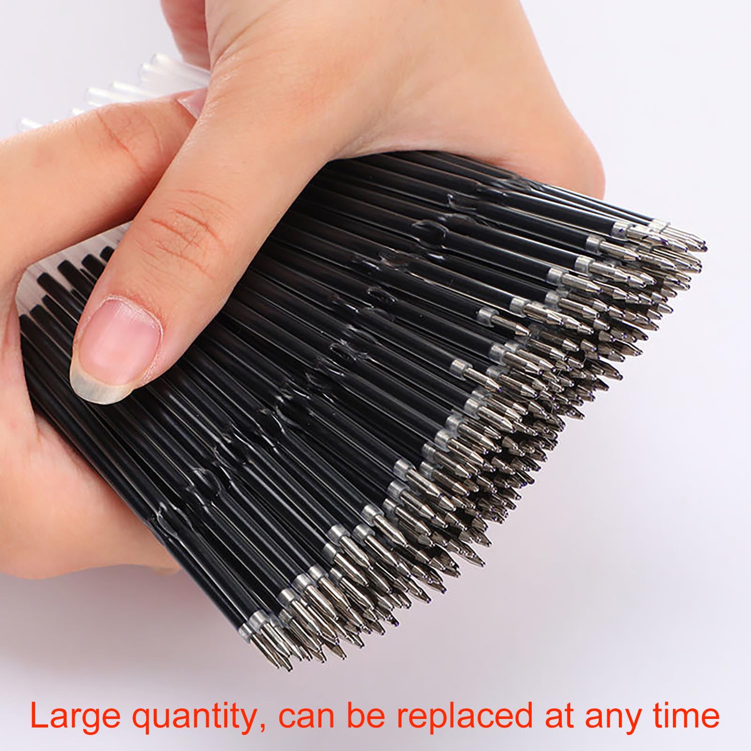 Set 24 Ricariche Con Molle YOTINO Set Di Ricariche Per Penne Parker 30 Pezzi Parker Penna A Sfera Mine Ricambio Penne 0.5 Mm Nero