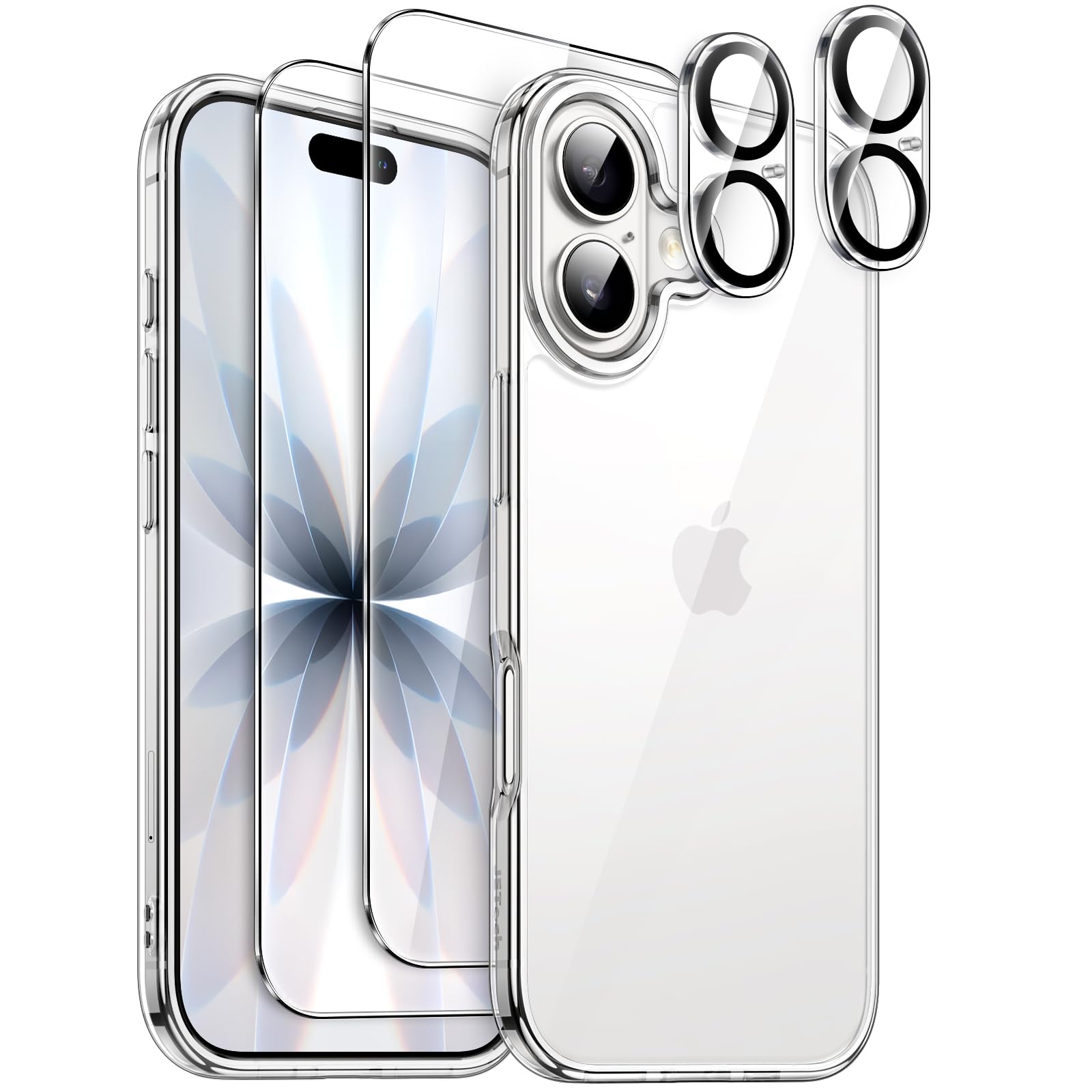 Amazon.co.jp: JETech 5 in 1 ケース iPhone 17用 黄ばみ防止 (クリア