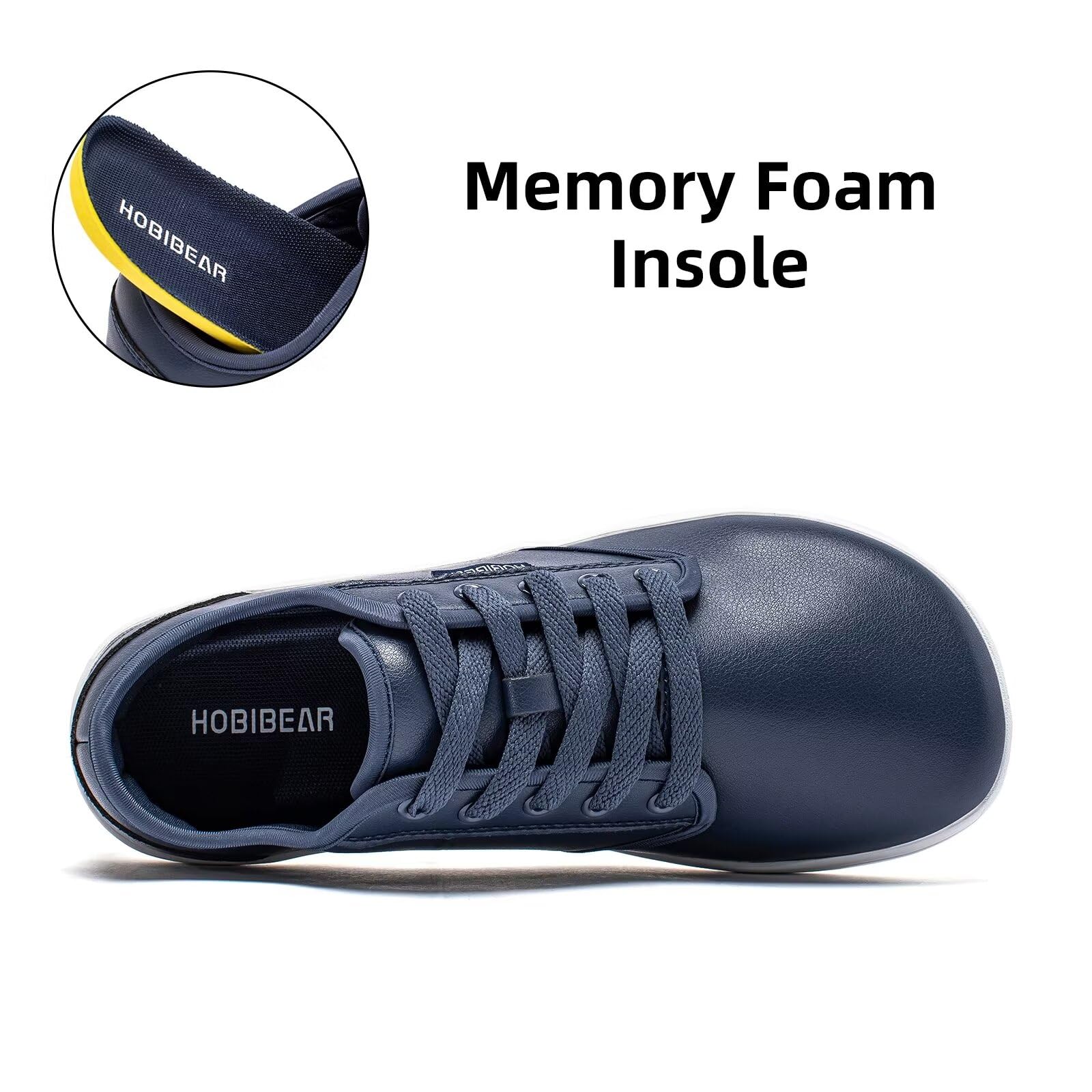 HOBIBEAR Unisex Scarpe a Piedi Nudi Larghe per Uomo Donna Scarpe da Ginnastica minimaliste Zero Drop Scarpe Leggere e Confortevoli