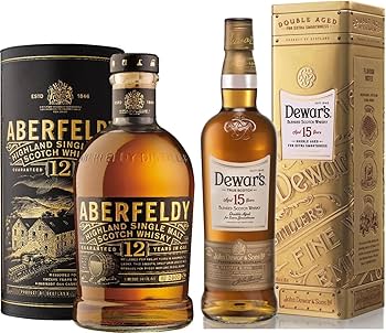 Amazon.co.jp: アバフェルディ12年 700ml・デュワーズ15年 750ml