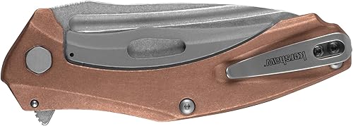 Miniatura 7 de Kershaw Natrix Cuchillo de bolsillo, cuchillos plegables con hoja de punto caído, cierre de submarco, sistema de apertura de rodamiento de bolas