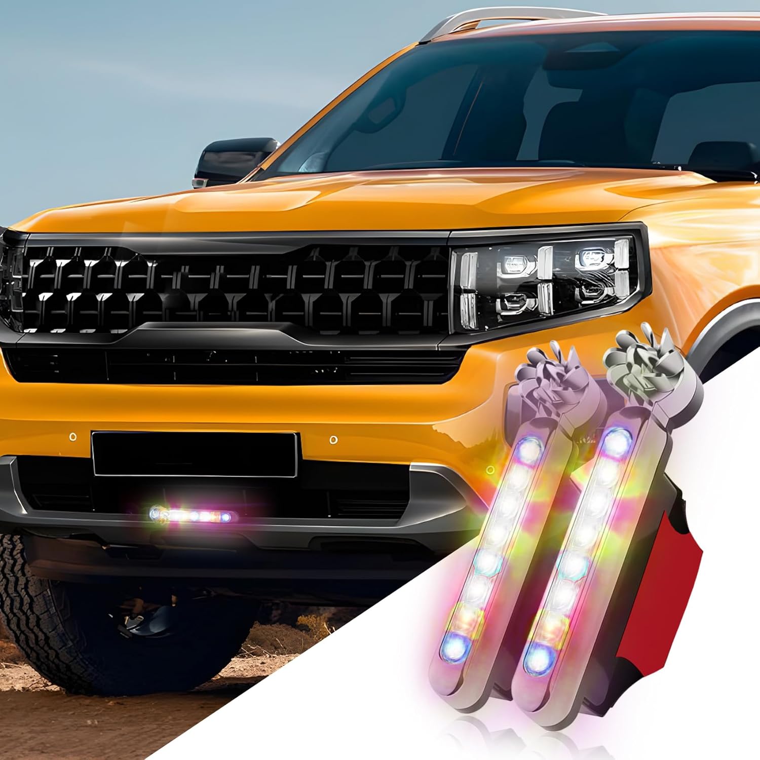 Led Lights For Car Exterior 2pcs Led Drl Car Daytime Running