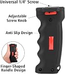 ChromLives Camera Handle Grip, Black, DSLR Camera, Camcorder, GoPro, Smartphone, Action Camera, Led Video Light, Wrist Strap, GoPro Mount Compatible