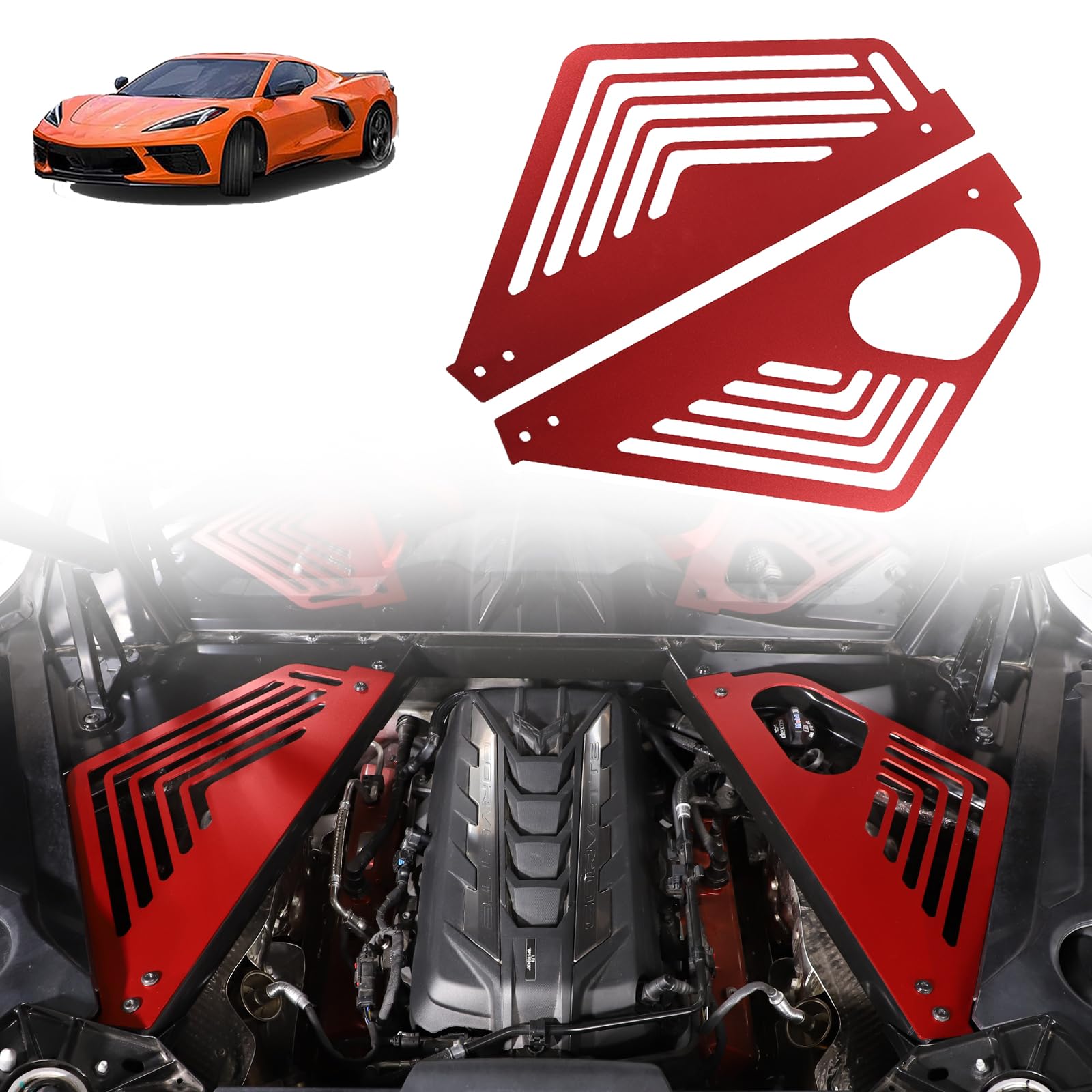 Sekhyna Engine Bay Panel Cover Trim Compatible With Chevrolet