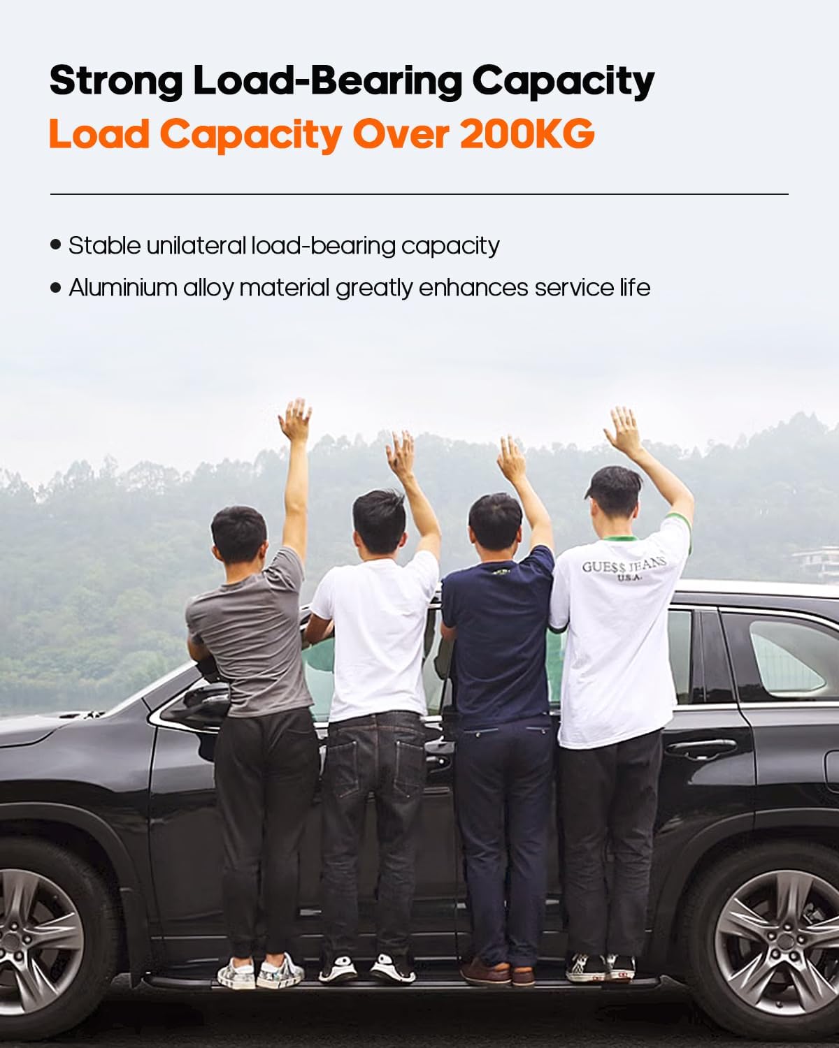 OCPTY 6 Inches Running Boards, Steps Nerf Bars Compatible for 2017-2023 for Ford F-250 Superduty Crew Cab