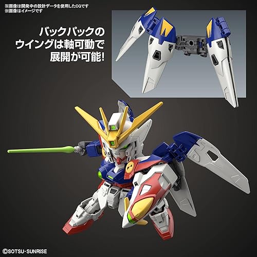 Miniatura 7 de Bandai Hobby - Gundam Wing - SD G # 18 Wing Gundam Zero, Bandai Spirits SD-EX Kit de modelo estándar