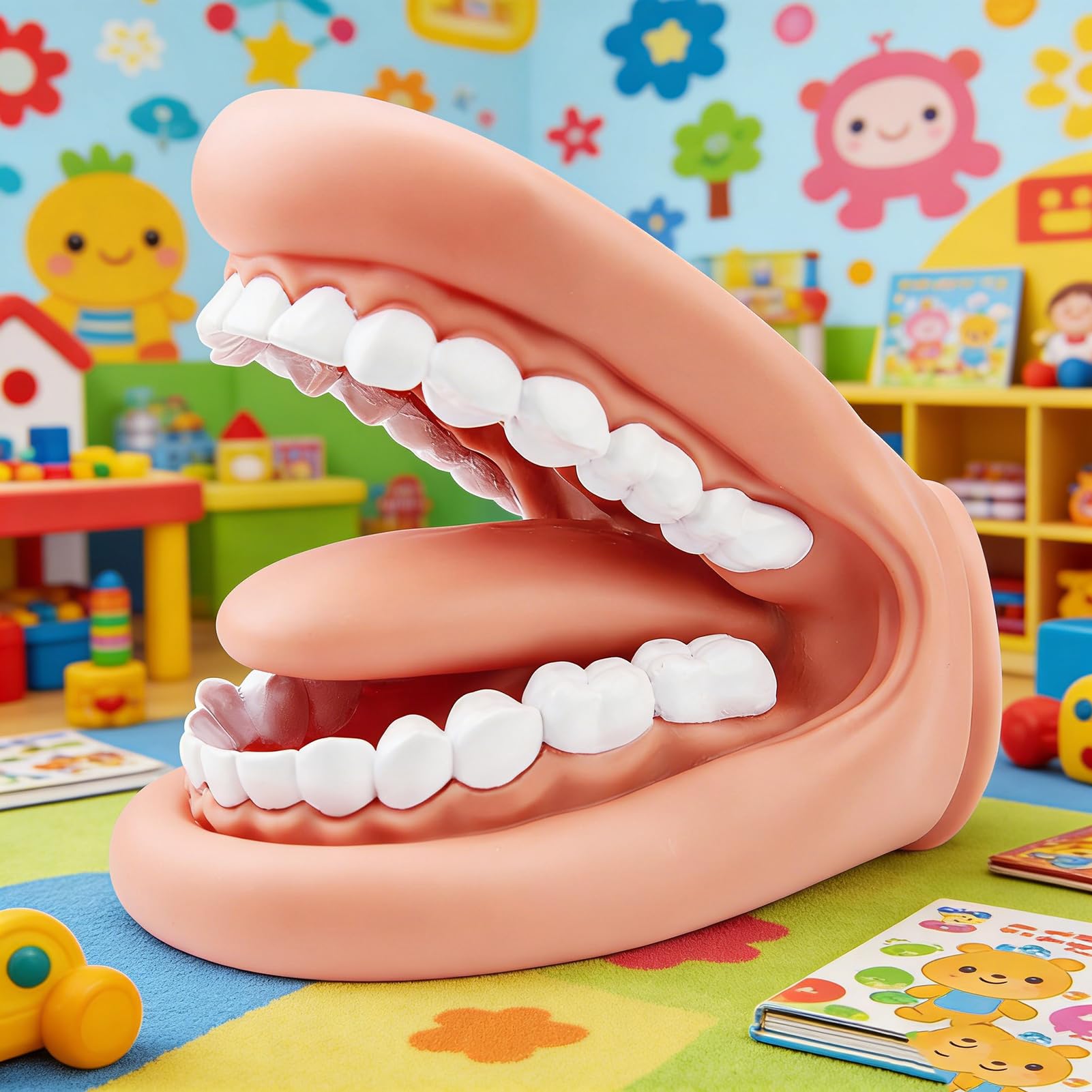 Zahnmodell Gebiss Modell Ohnezahn handpuppe mit Zunge zahnmodell zum unterrichten für den Erwachsene