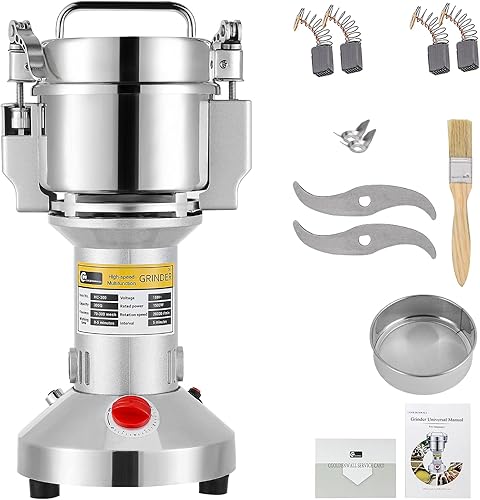 CGOLDENWALL Molinillo de grano de mano mejorado de 10.58 oz con un juego de cepillo de carbono de repuesto