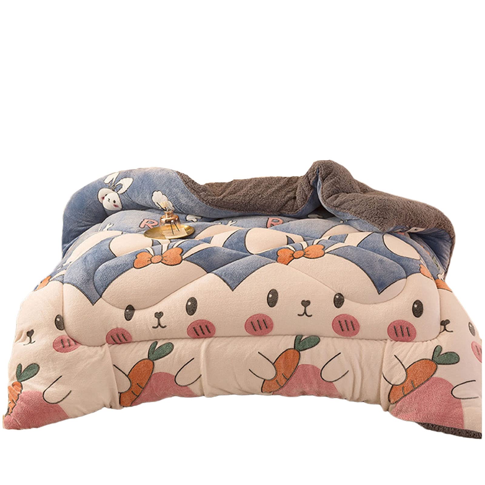 Couette en duveteux velours d'agneau pour hiver 220x240cm 5kg