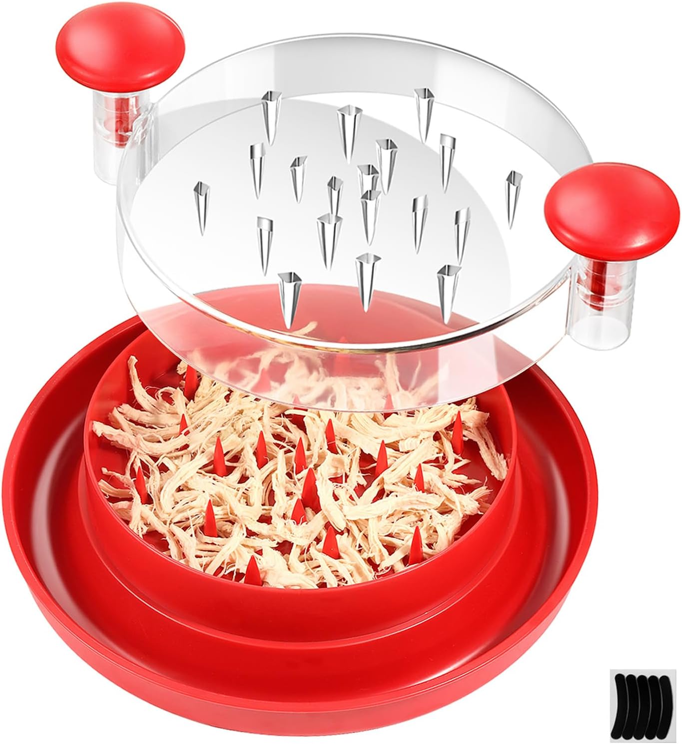 Chicken Shredder Tool Twist Large, Meat Shredders for Chicken Breast, Visible Kitchen Gadgets Grinder Machine, Strong Anti-Slip Strip, Ergonomic Handle, BPA Free Chicken Shredder Tool Twist Large, Meat Shredders for Chicken Breast, Visible Kitchen Gadgets Grinder Machine, Strong Anti-Slip Strip, Ergonomic Handle, BPA Free