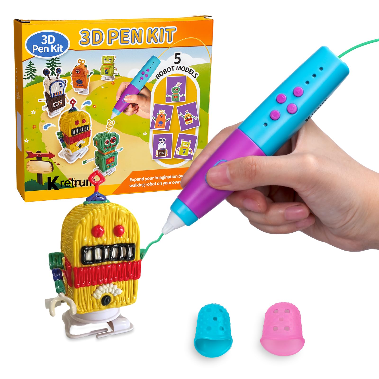 ☆ペンペン様 お取り置き☆ Amazon.co.jp: Kreturm 3Dペンセット 低温設計の3Dペン。 かわいい3D