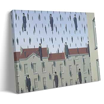 額装品/ゴルコンダ/ルネ マグリット/インテリア/アート/特別品/ポスター Amazon.co.jp: ゴルコンダ(ルネ マグリット)額装済ポスター