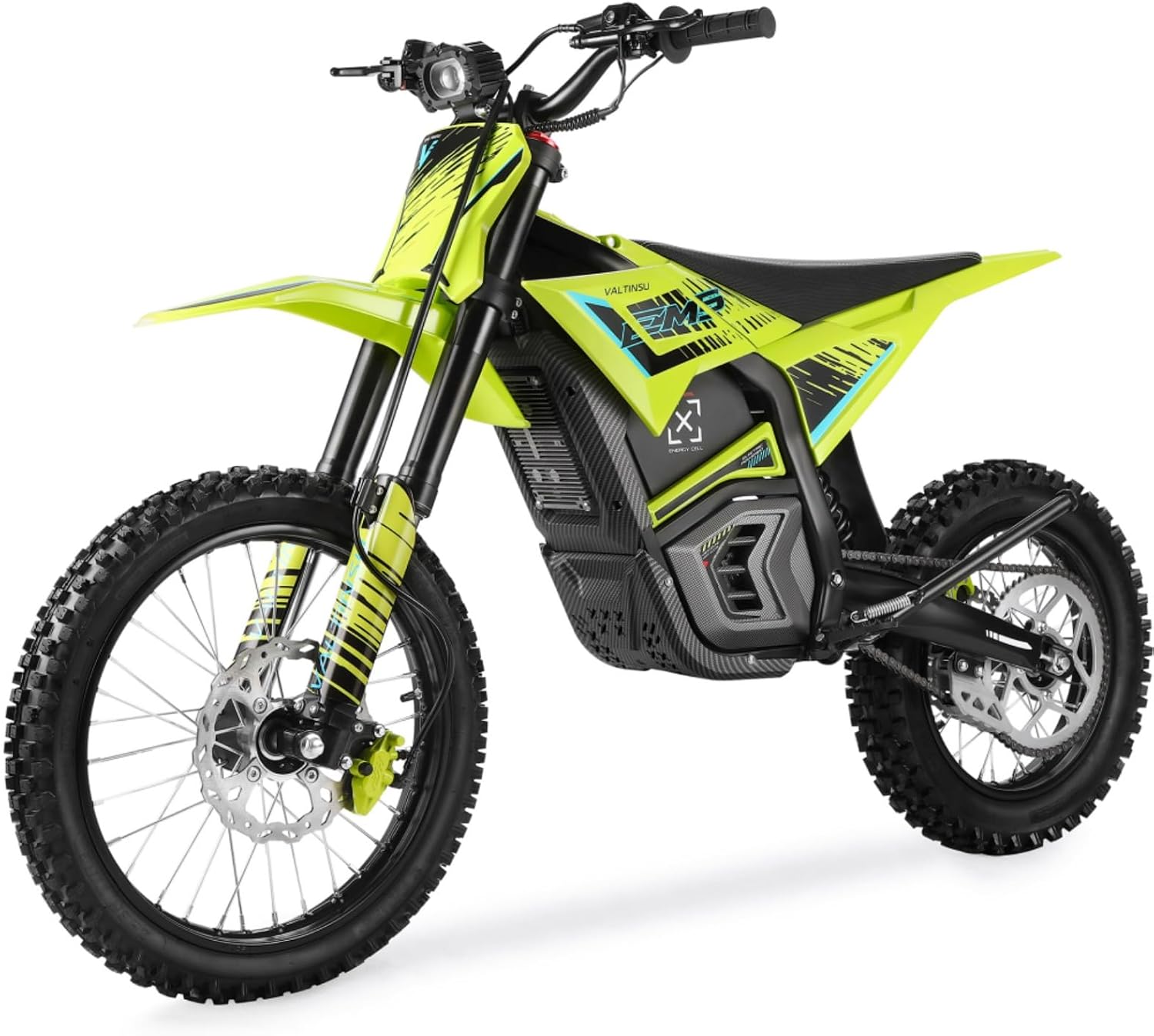 Electric Dirt Bike for Adults&Teens, Mid-Drive Motor 3840/4500W Peak,Electric Motorcycle 48/60V 23.4/27Ah Battery,Hydraulic Nitrogen Dual Shock Absorbers