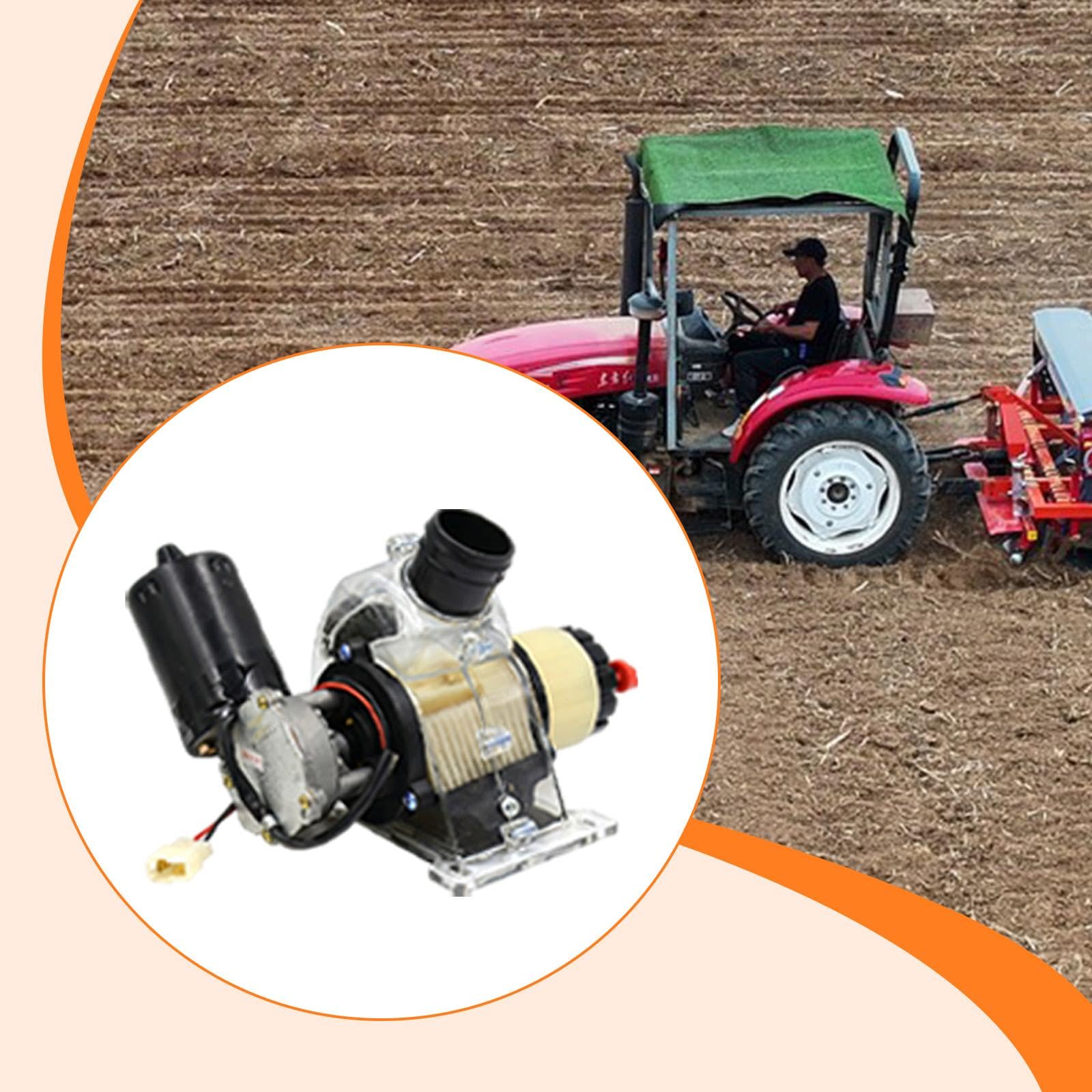 Contenitore Elettrico per Fertilizzanti da 12 V, Accessorio Compatto E Facile da Installare.
