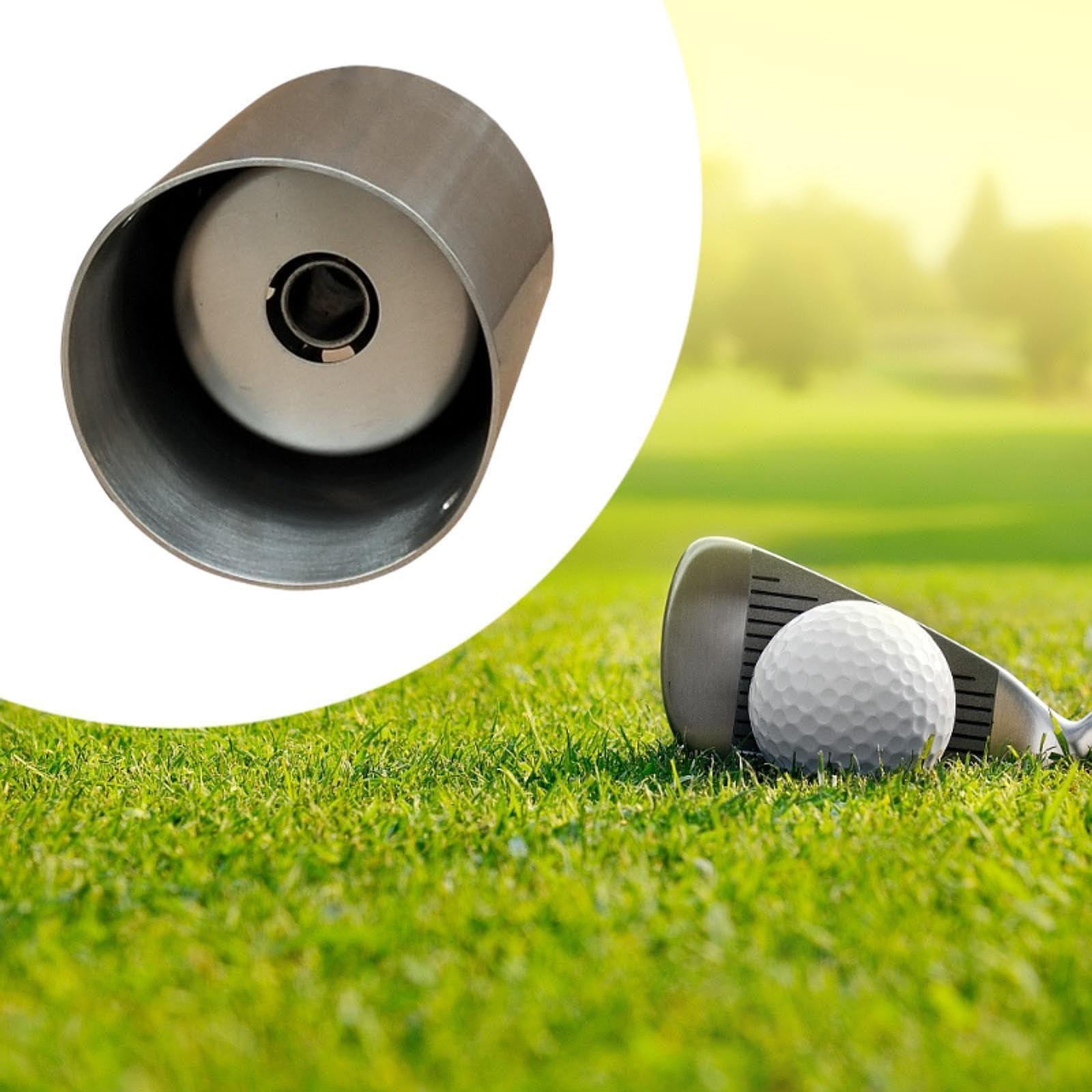 Cup per Pratica Putting Green Tazza da Golf Acciaio Inox Accessorio Resistente E Portatile Allenamento Putt per Adulti E Principianti Adatto