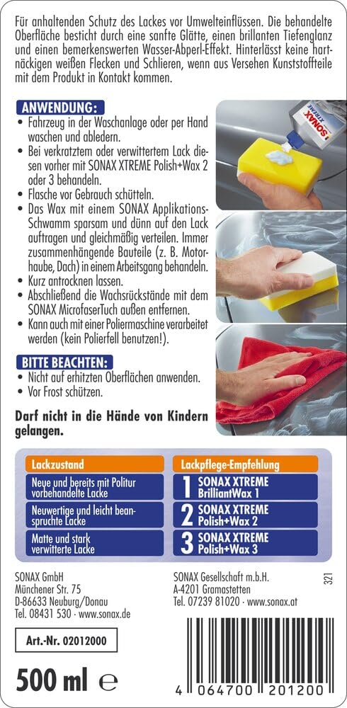 SONAX XTREME Autopflege Set inkl. Tasche (8-teilig); Autoreinigungs- & Pflegeset für den Fahrzeug-Außenbereich (Lack & Felgen) | Art-Nr. 07615410