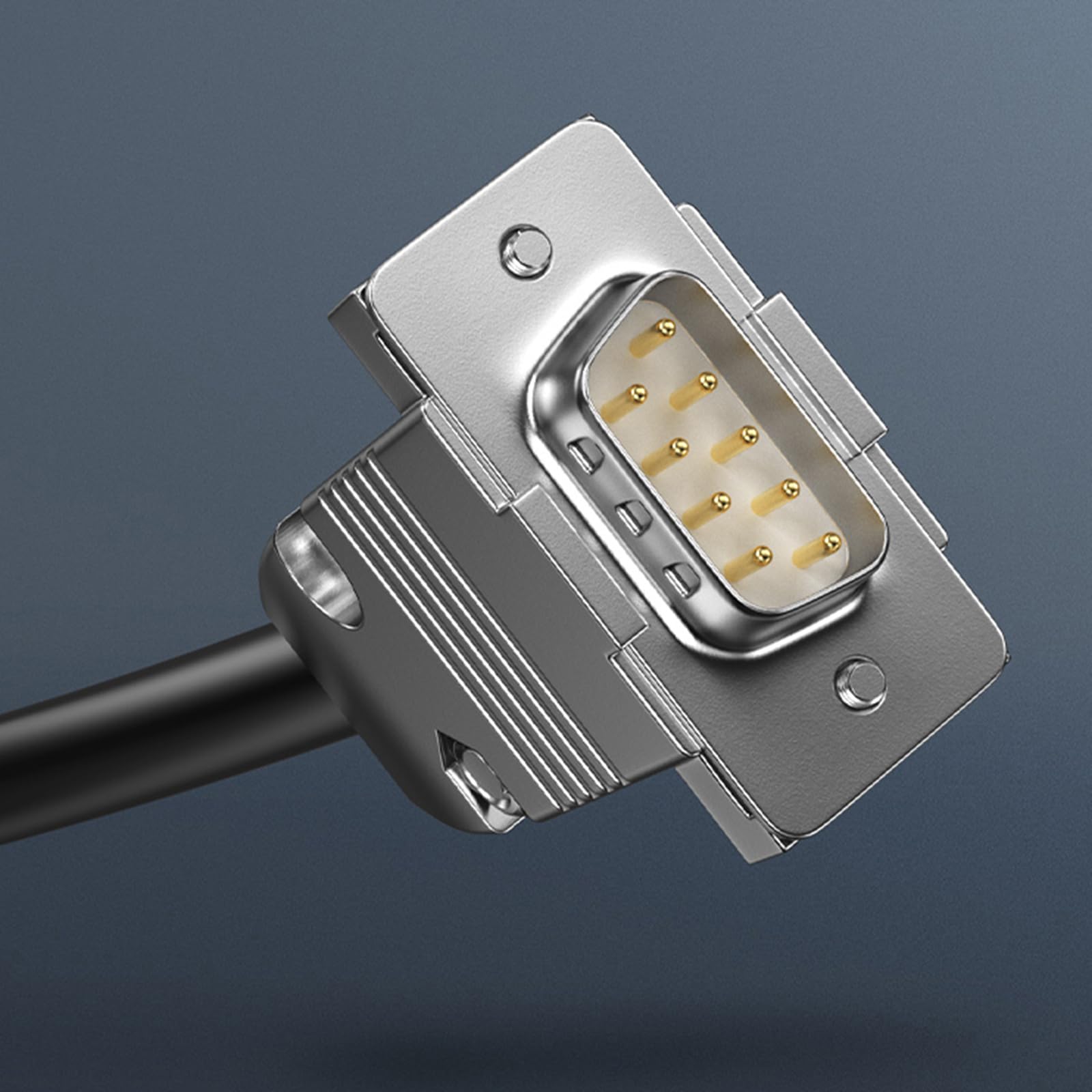 Cable de conexión RS232 de 9 pines de 0,5 m a 30 m, cable convertidor de 9 pines con doble blindaje para investigación científica, cable de escáner de impresora de computadora