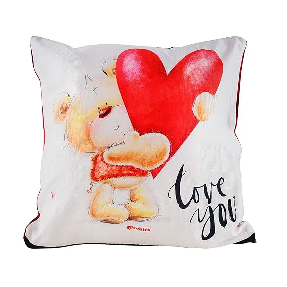 Archies Polyester Cushion Medium, Pack of 1,Multicolour