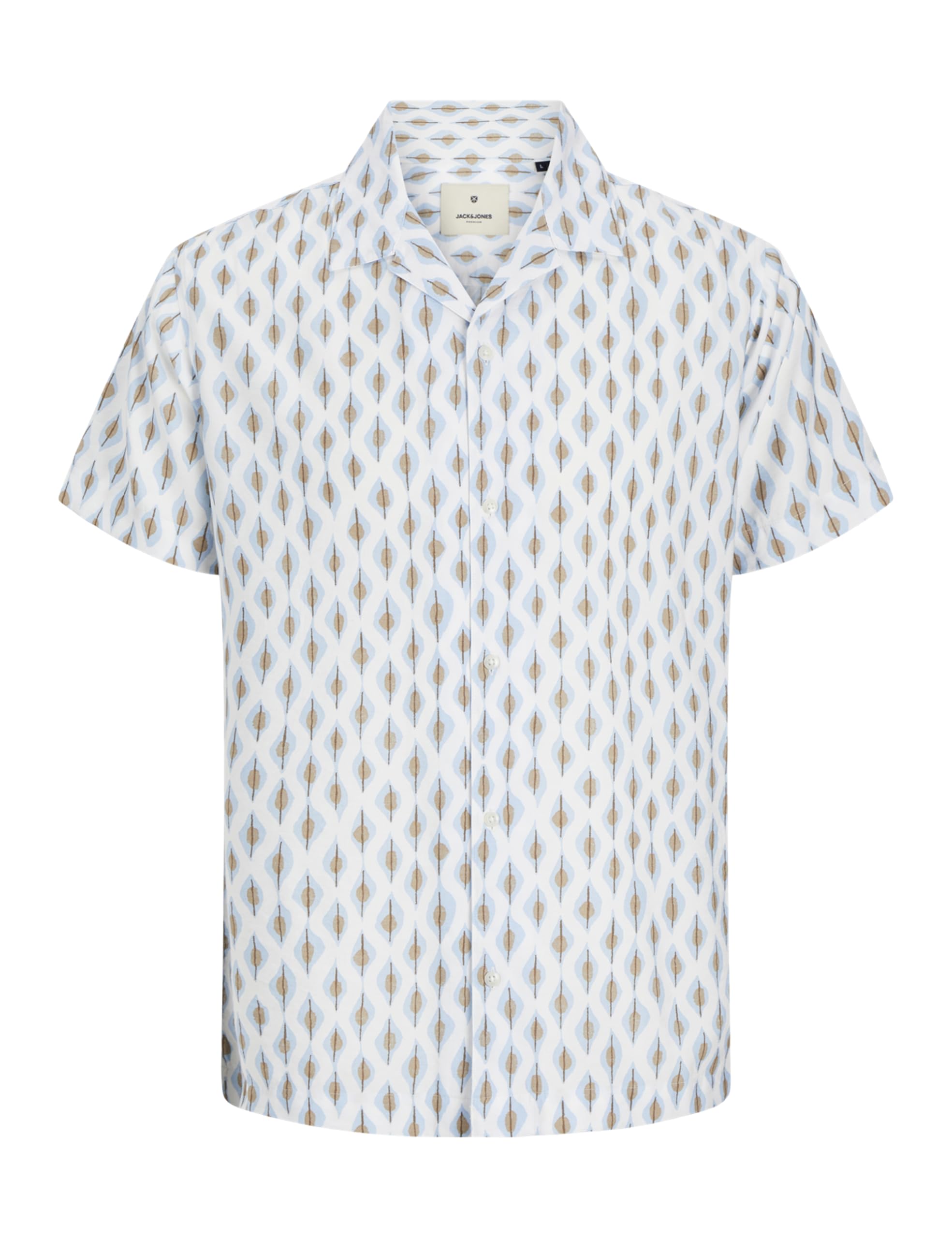 JPRBLULINCOLN Print Resort Shirt S/S SN