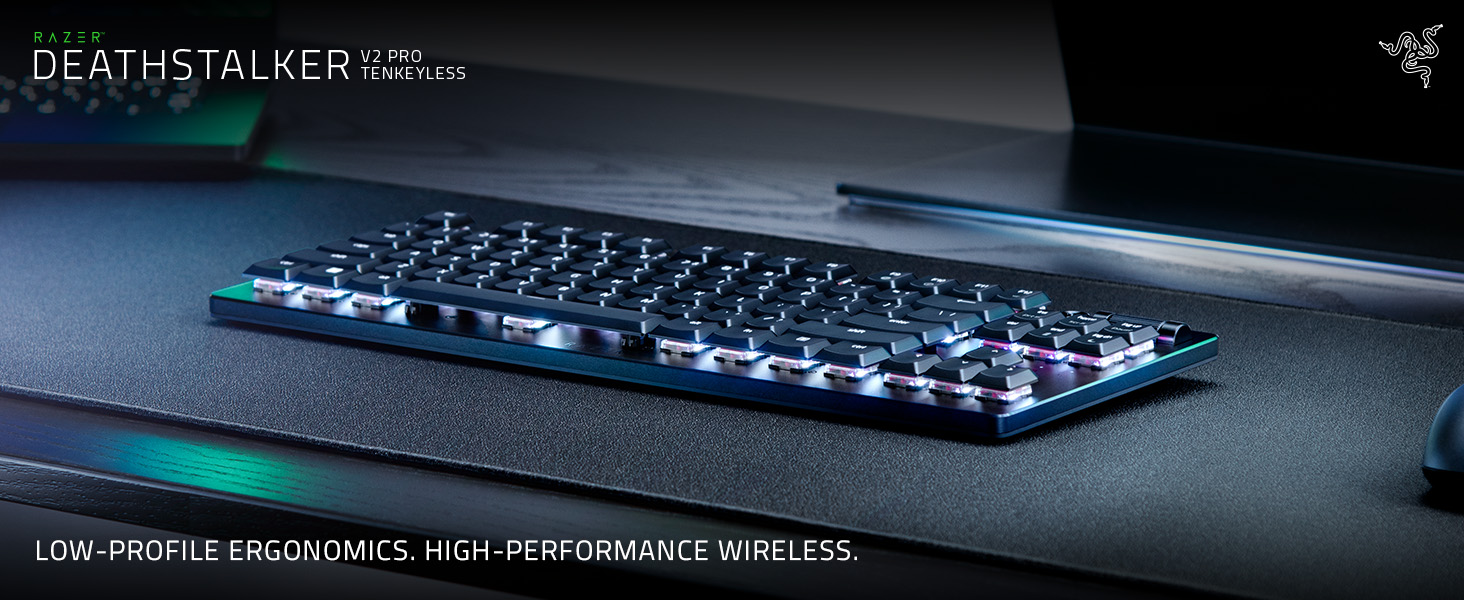 Amazon.com: Razer DeathStalker V2 Pro TKL Wireless Gaming Keyboard