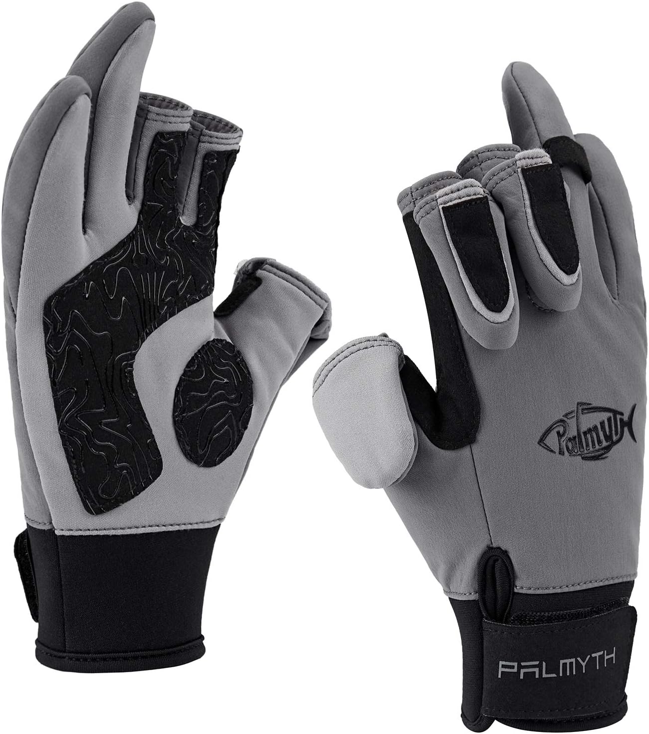 Palmyth Flexible Fishing Gloves Warm for Men and Women Cold Weather Insulated Water Repellent Great for Ice Fishing Fly Fishing Photography Motorcycling Running Shooting Hiking