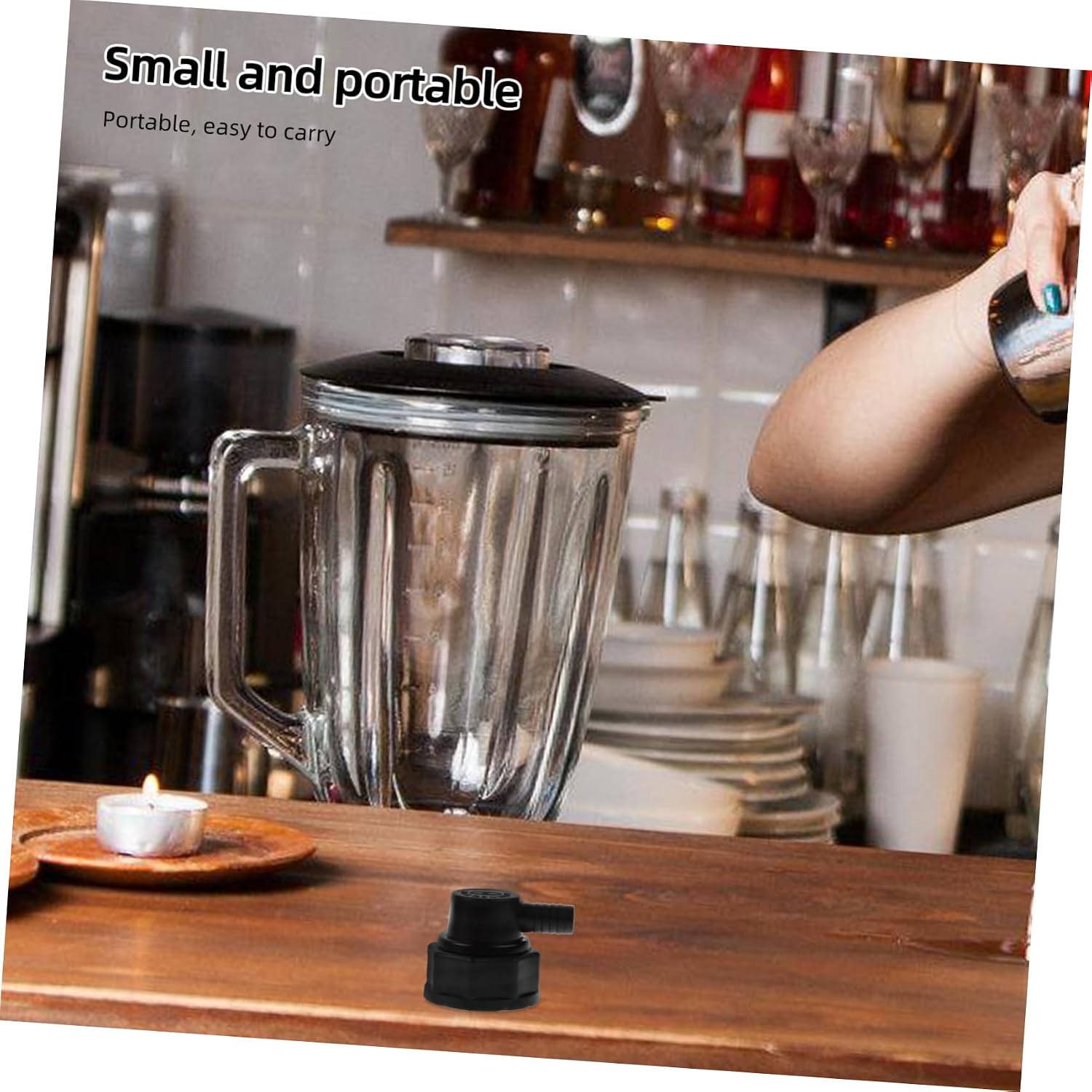 Syrup Bag Hose Adapter for Soda Maker, PE Leakproof Connector