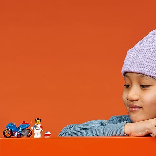 Miniatura 4 de LEGO City Rocket Stunt Bike 60298 Kit de construcción 14 piezas