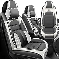 Vista 1 de Fundas de asiento de automóvil para Mercedes-Benz GLC 300 2017-2023, impermeables, suaves, transpirables, de piel sintética, con bolsillos