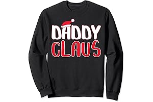Daddy Claus T-Shirt Matching Santa Daddy Christmas Shirt Sweatshirt