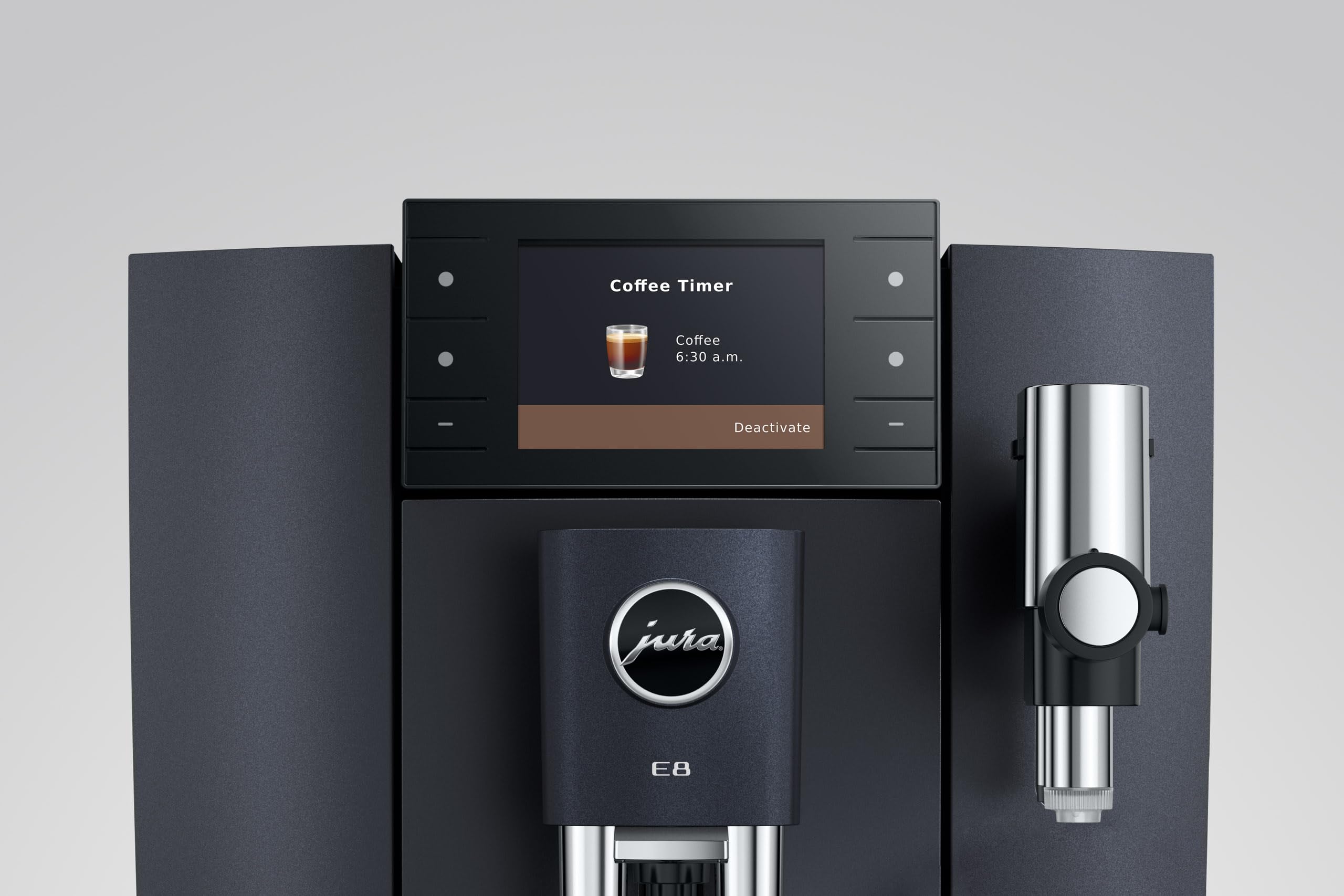 Jura - E8 Cosmic Black (ED) - Macchina da Caffè Automatica con 27 Specialità, Light Brew e Sweet Foam