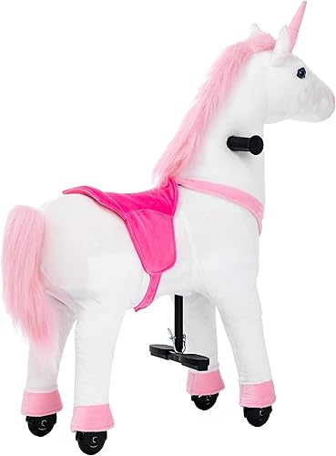 Miniatura 10 de Juguetes para montar a caballo, juguetes para niños de 4 a 9 años de edad, juguetes de animales de peluche de primera calidad, caballos que caminan