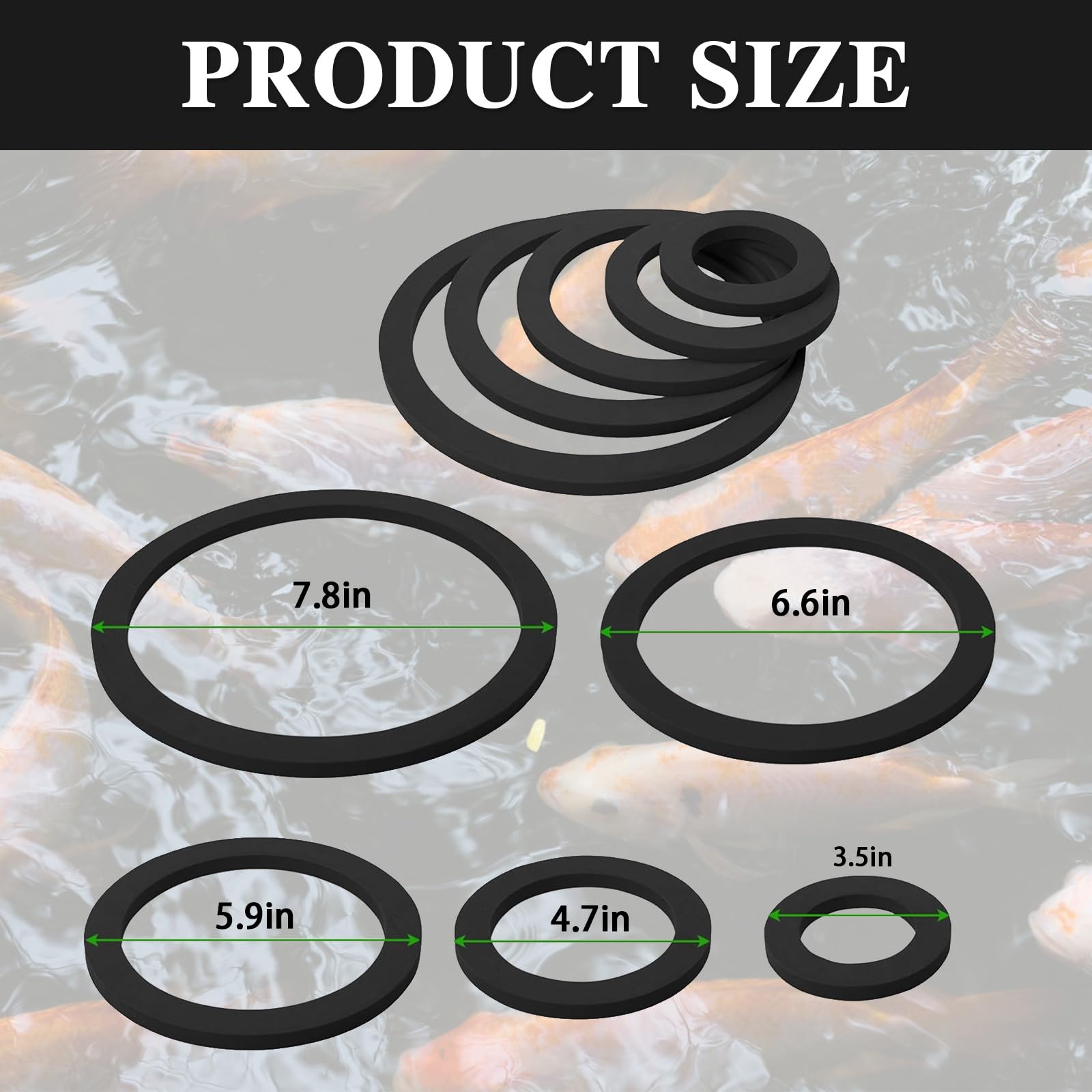 Fishing Floats 10-Pack Floating Fish Feeding Rings - Round & Square ...
