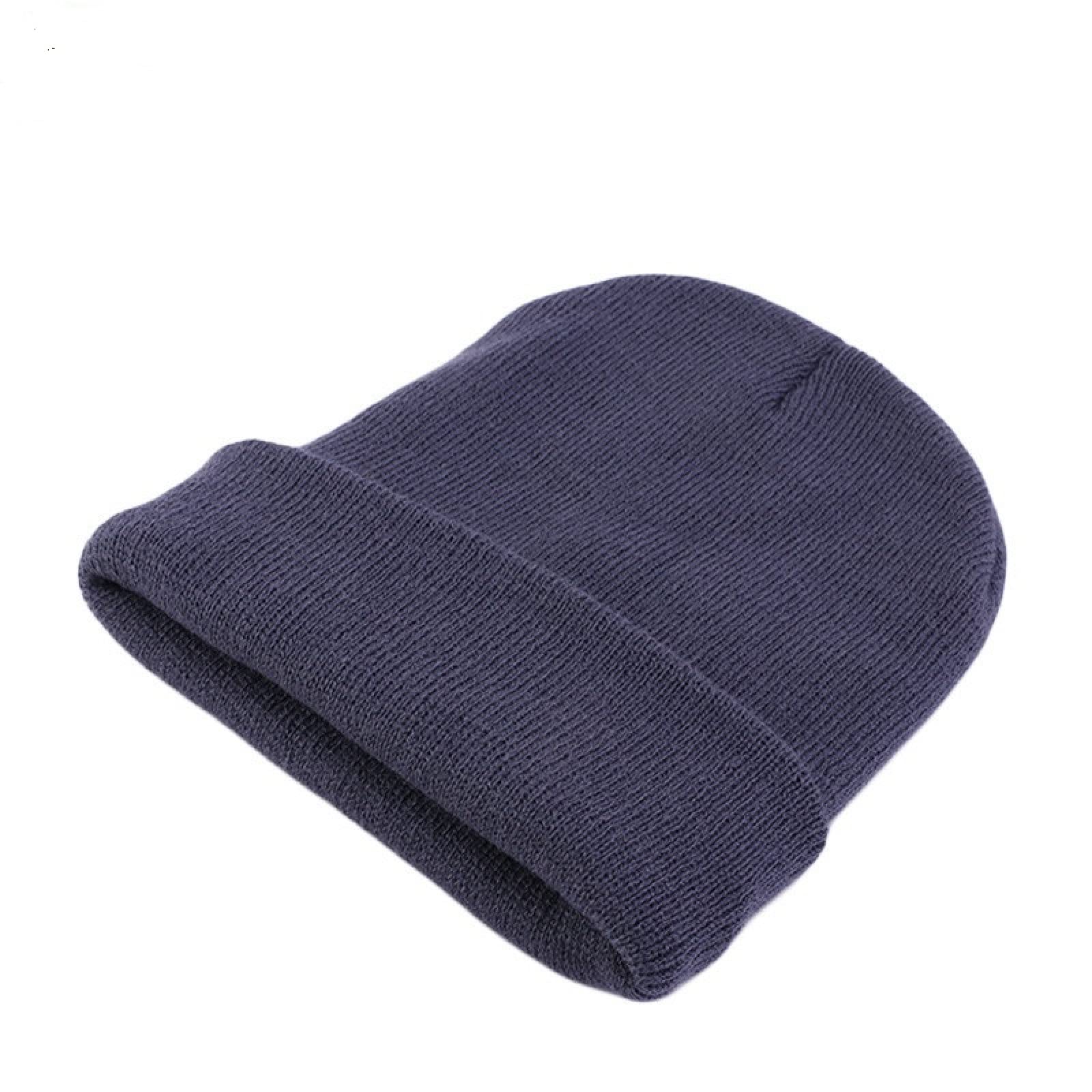 Sombrero de invierno Bomber Trapper Gorro Gorro Sólido Unisex Invierno Otoño Skullies y Gorros Gorros de Tejer