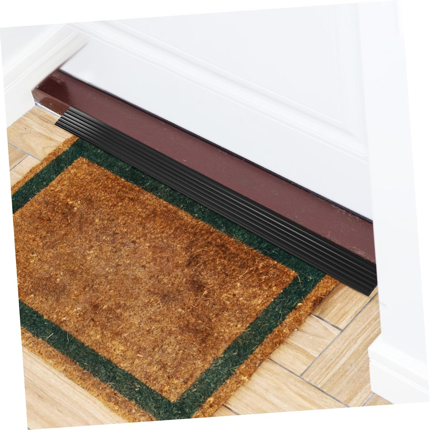 COLLBATH Curb Ramp for Wheelchairs and Walkers Non-Slip PVC Driveway Rise Ramp Portable Long Incline for Doorways and Bathroom Easy Installation Sturdy Construction