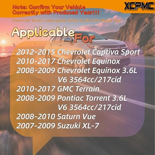 Miniatura 7 de XCPMC Kit de enlace de extremo de barra estabilizadora delantera 2 piezas izquierda y derechaReemplazo para Captiva Sport Equinox Torrent Terrain