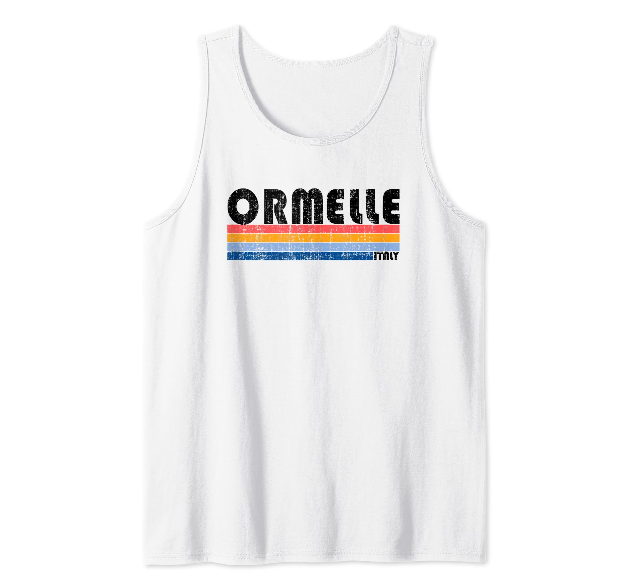 Ormelle, Italy Retro 70s 80s Style Tank Top