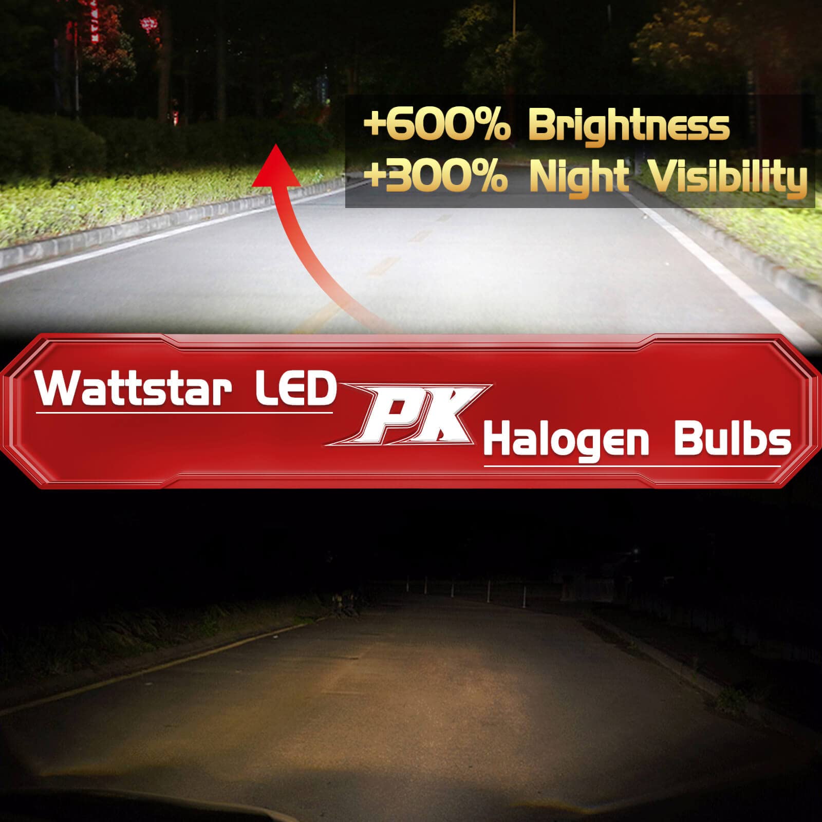 N21 H11/H8/H9 6500K Żarówka LED do reflektorów 18000 lms, zestawy do konwersji reflektorów 100 W 600% jasności, żarówki do reflektorów o niskiej lub wysokiej wiązce (N21-H11)