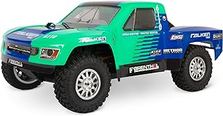 Losi RC Truck 1/10 Tenacity TT Pro 4 Wheel Drive Brushless SCT RTR Batteries and Charger Not Included and with DX3 & Smart Falken LOS03019V2T2