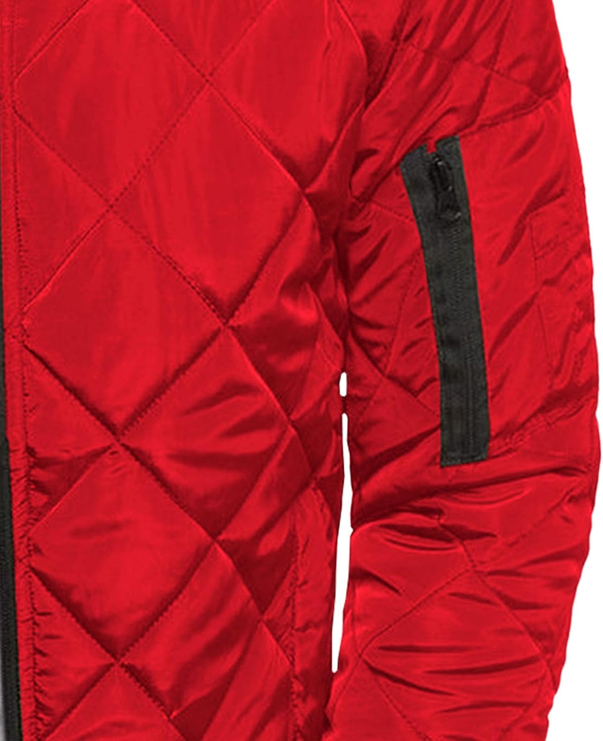 Maiyifu-GJ Men's Winter Jacket Warm Lightweight Puffer Jacket Thicken Windproof Quilted Padded Coat Outerwear