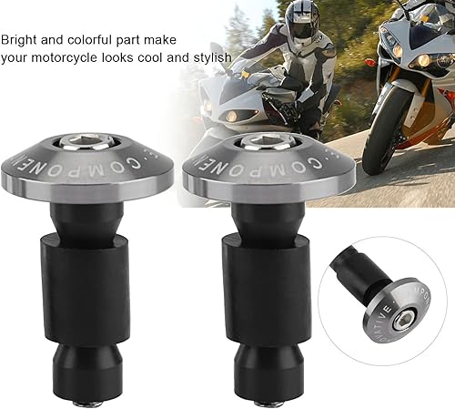 Miniatura 2 de Acouto Tapones para el extremo de la barra de la motocicleta, 0.866 in, 78 pulgadas, tapón deslizante para manillar de motocicleta, anti vibración,