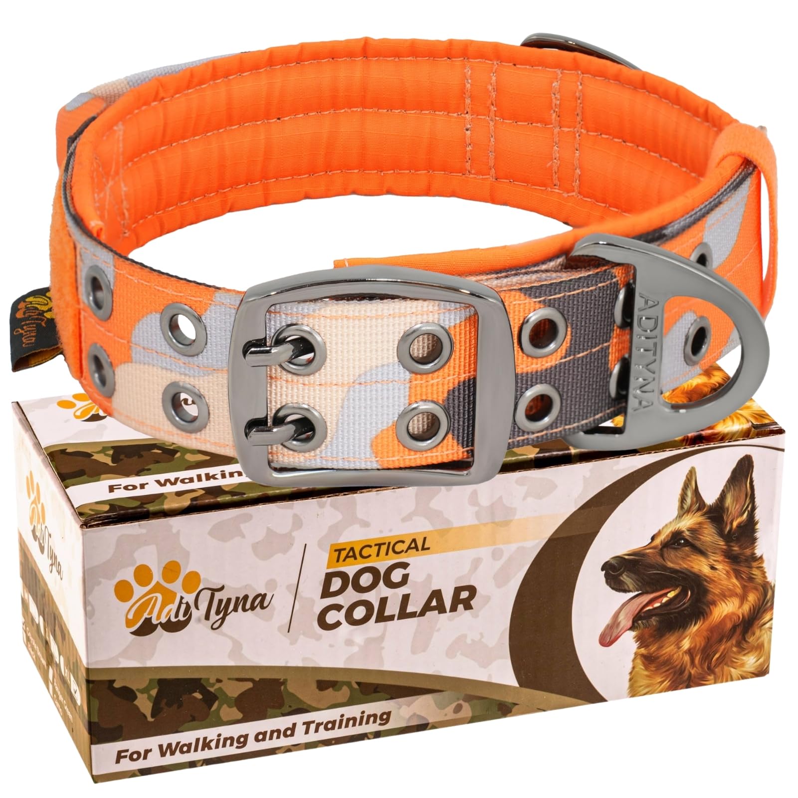 ADITYNA Giant Dogs Collar with Handle
